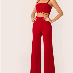 SHEIN red set